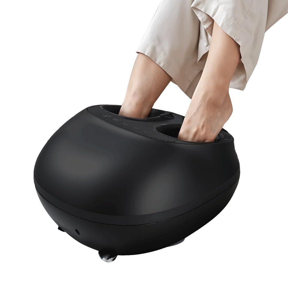 Trust Foot Massager 3D Rotation with Gentle Deep Tissue Massage and Heating Function for Elderly Foot Pain Relief and Improved Circulation at Home