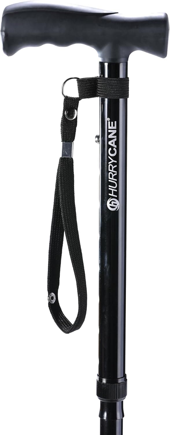 Drive Devilbiss Healthcare HurryCane - Comfort Edition Walking Stick in Black