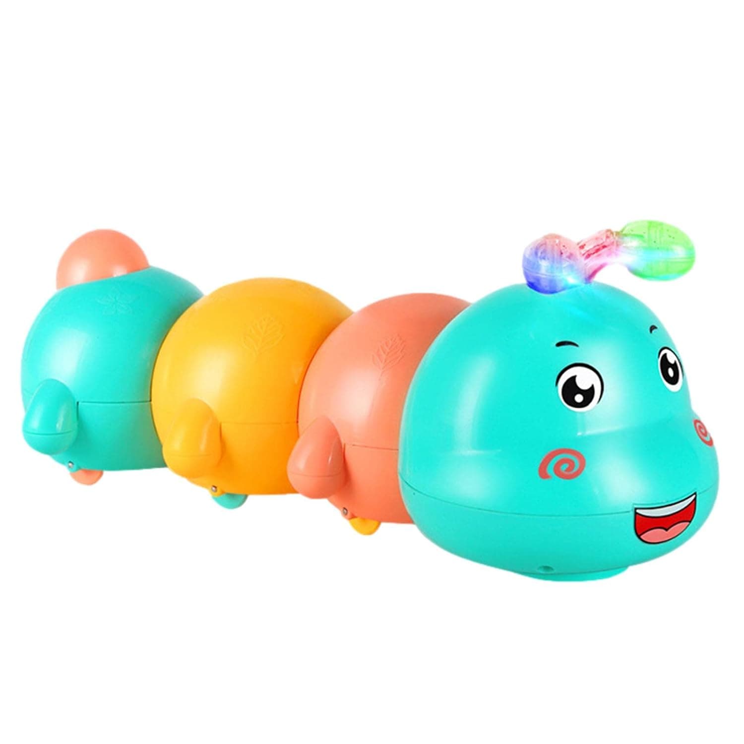 5 Pcs Caterpillar Baby Toy | Creative Fun Baby Toy Musical Caterpillar Crawling Toys,Early Educational Musical Toys for Infants Babies Toddlers (Color : 2 Pcs Random Color)
