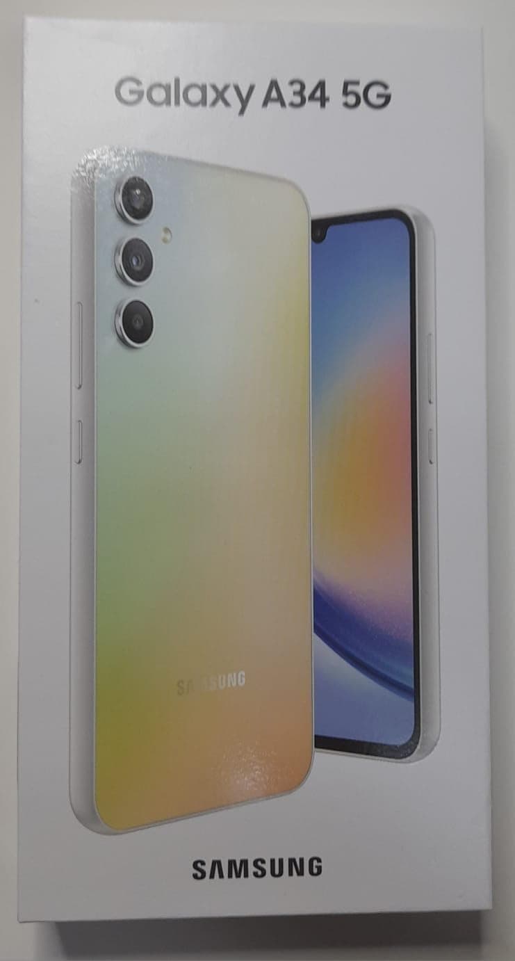 SAMSUNG Galaxy A34 5G + 4G LTE 256GB + 8GB Unlocked Worldwide 6.6 120Hz 48MP Triple Camera Awesome Lime SM-A346M/DSN