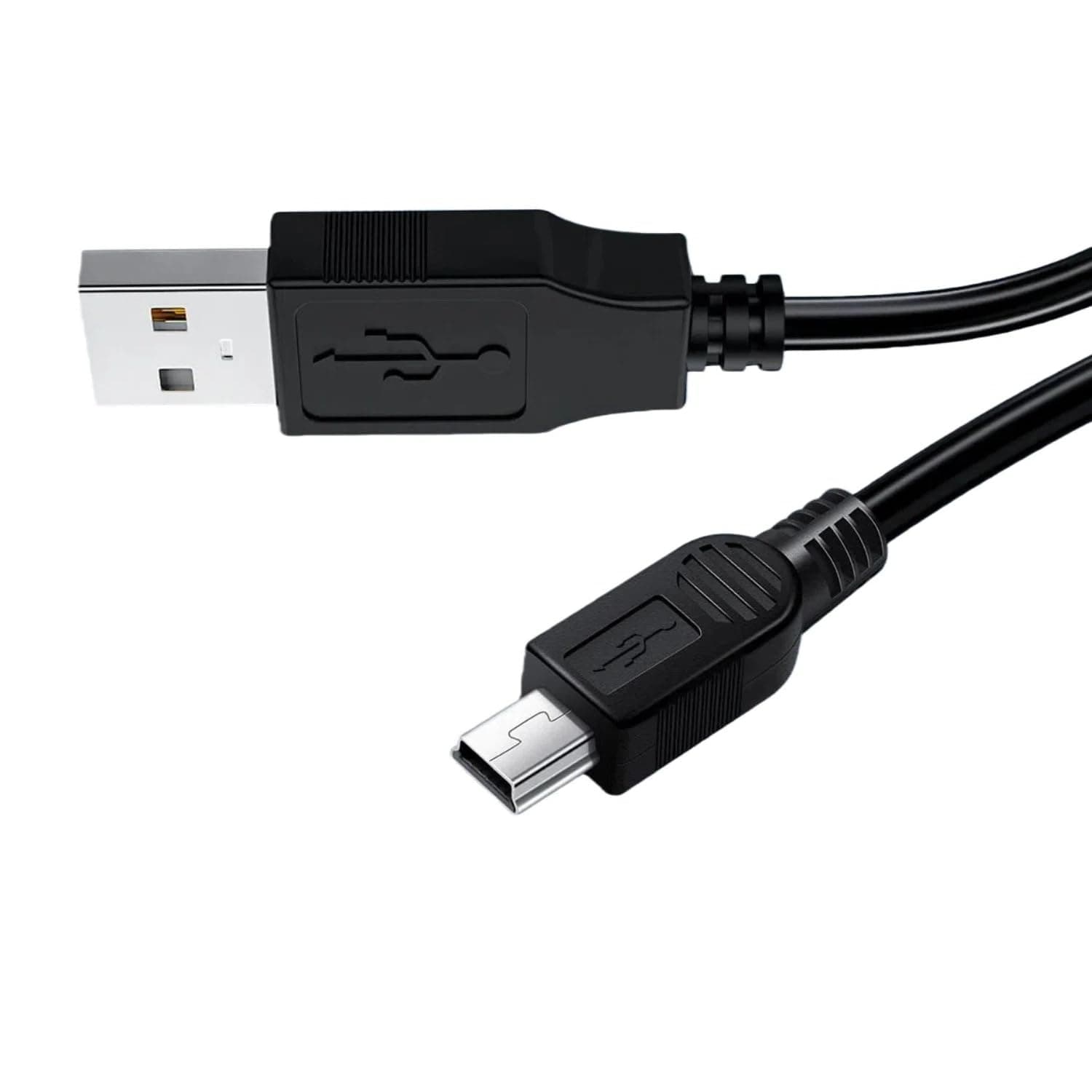 كيبل شاحن USB 2.0 ايه الى ميني USB 80 سم، شحن سريع ونقل بيانات 480 ميجابت لكل ثانية، سلك ميني بي 5 دبابيس متوافق مع جميع الاجهزة الاخرى مع موصل USB ميني 5 دبابيس