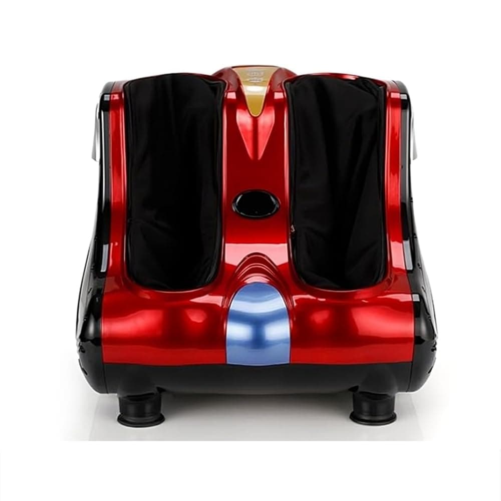 Relax Smart Body Massager For Leg Foot Massager Machine with Heat, Shiatsu Deep Kneading, Multi-Level Settings, Delivers Relief for Tired Muscles and Plantar Fasciitis,(Red)