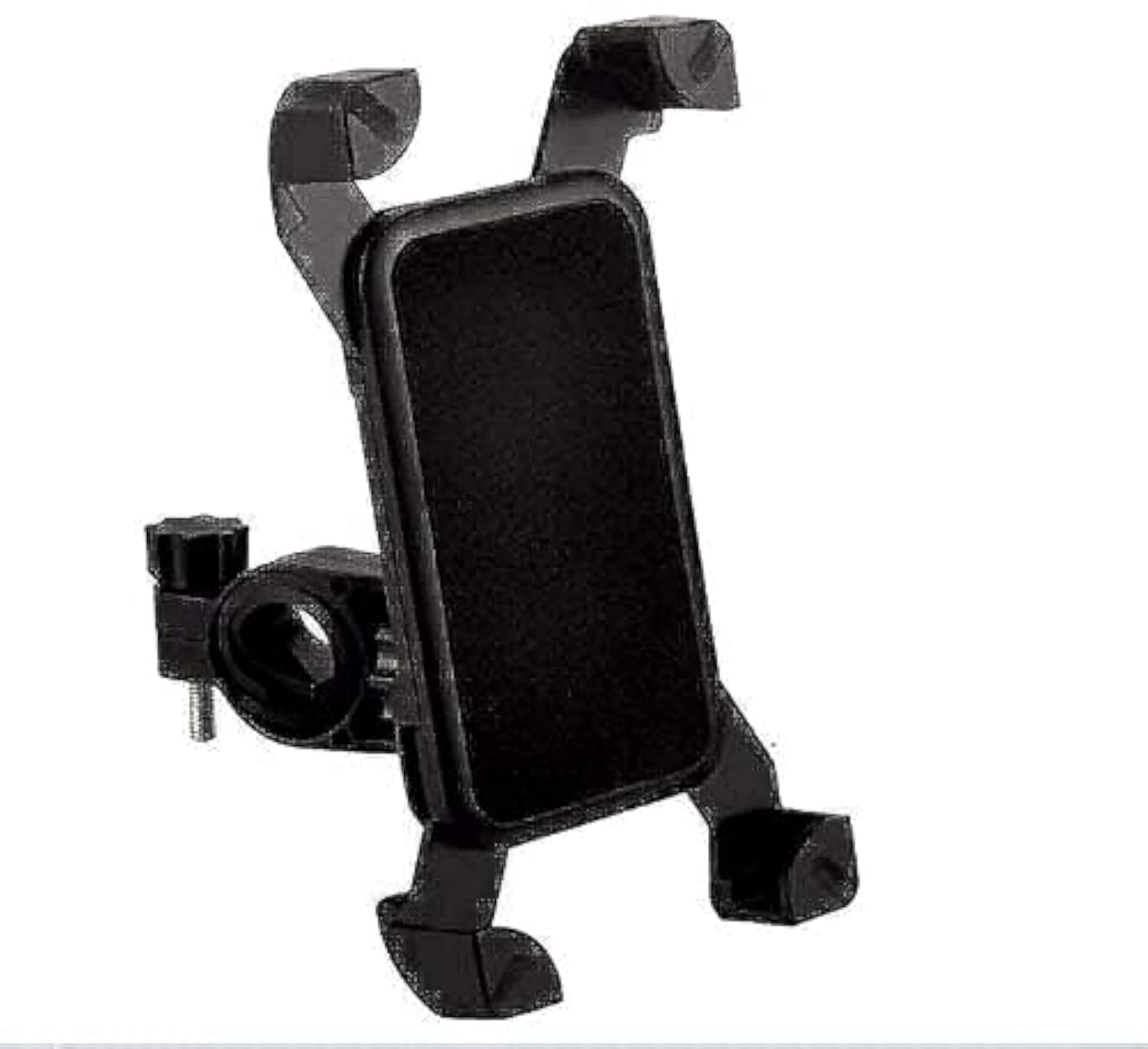 حامل هاتف عالمي قابل للتعديل للدراجات والدراجة لهاتف ايفون وسامسونج - اسود