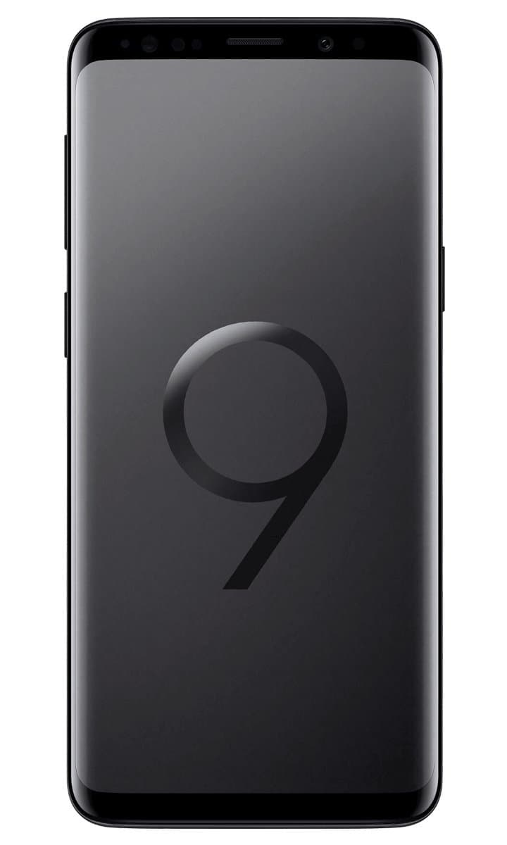 Samsung Galaxy S9+ Dual Sim - 64GB, 6GB Ram, 4G LTE, Midnight Black - Middle East Version (8801643106942)
