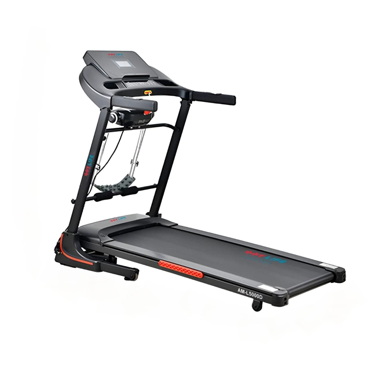 MyLife Fitness AM-L5000D Home Treadmill 2.5 HP Motor, 16 Km/h Speed, 18 Level Automatic Incline, 5" LCD Screen, Load 130 kg, Running Area 500x1300mm