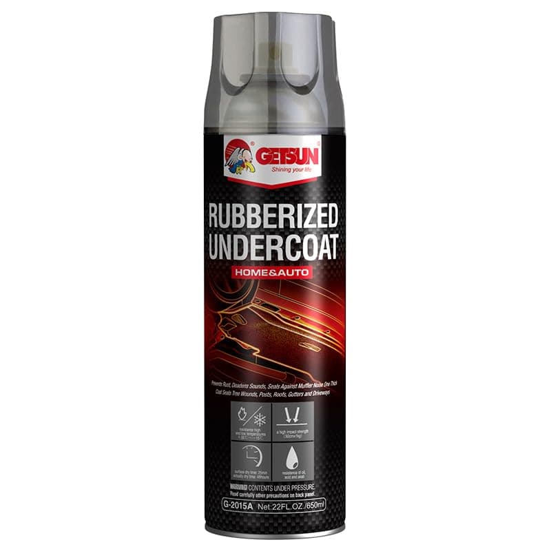 GETSUN (G-2015A) Rubberized Undercoat Spray Car Care Rust Anti Corrosion Protection - 650ml