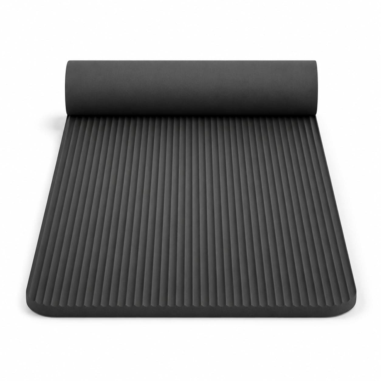 Extra Thick Yoga Mat, High Density Non-Slip Exercise Mat | Large Pilates & Fitness Mat for Home Gym Workout with Carry Strap, Eco-Friendly Foam Mat for Women & Men