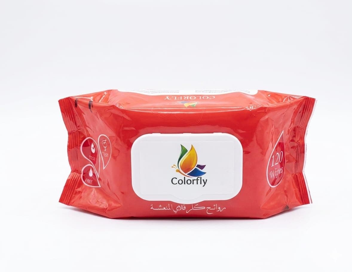 Fresh Rose Scent Wipes – 120 Wipes, Alcohol Free, Gentle on Sensitive Skin, Perfect for Everyday Use at Home & On The Go
