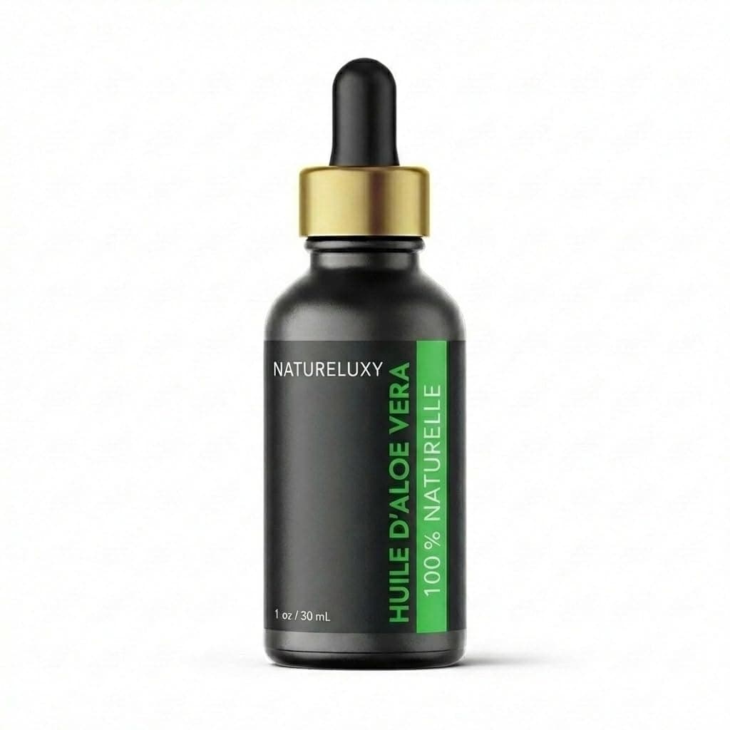 100% Natural Aloe Vera Oil 30ml | Glass Bottle with Pipette