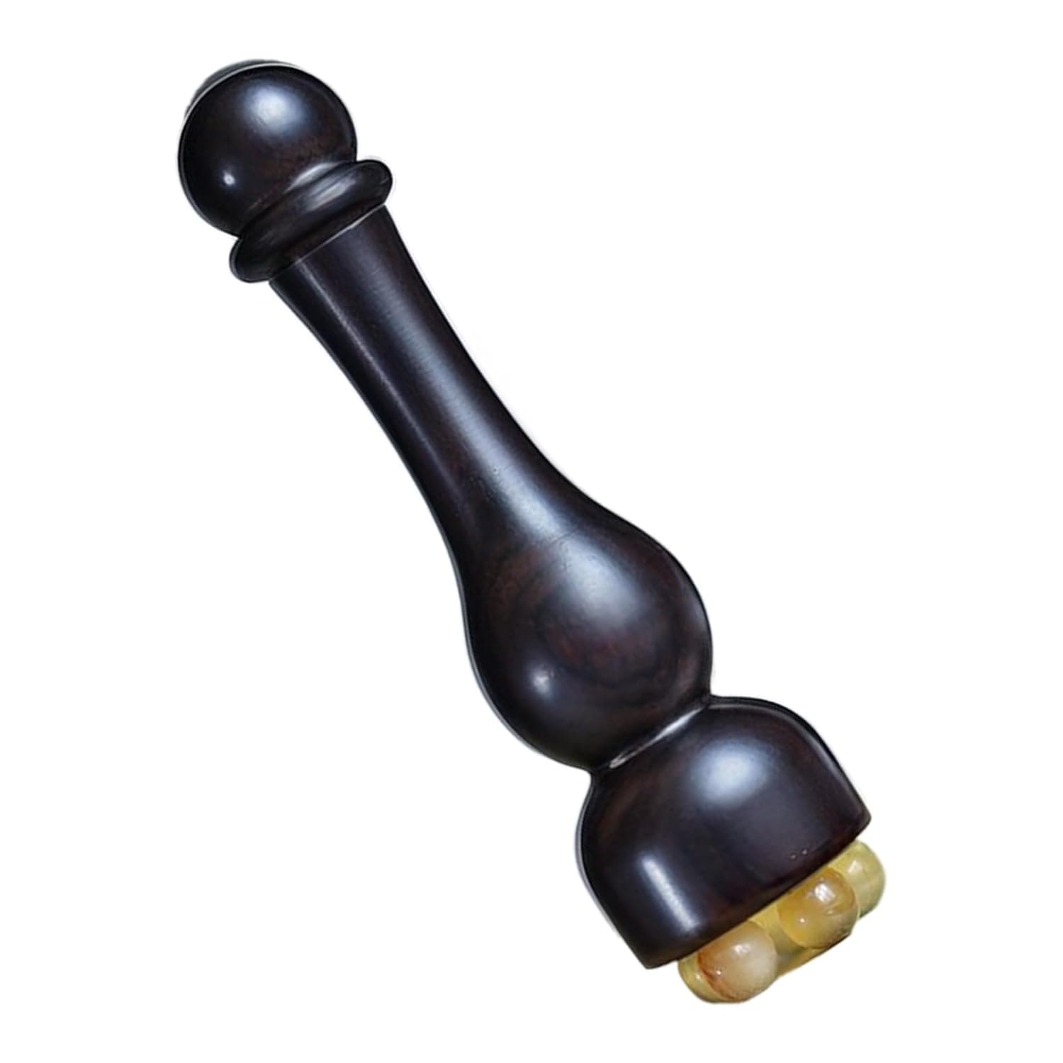 Wooden Portable Small Massager, Eye Massage Tool, Handheld Spa Massager, For Neck Body Facial Headspa Home Salon Travel Shower Yoga Meditation Relaxation