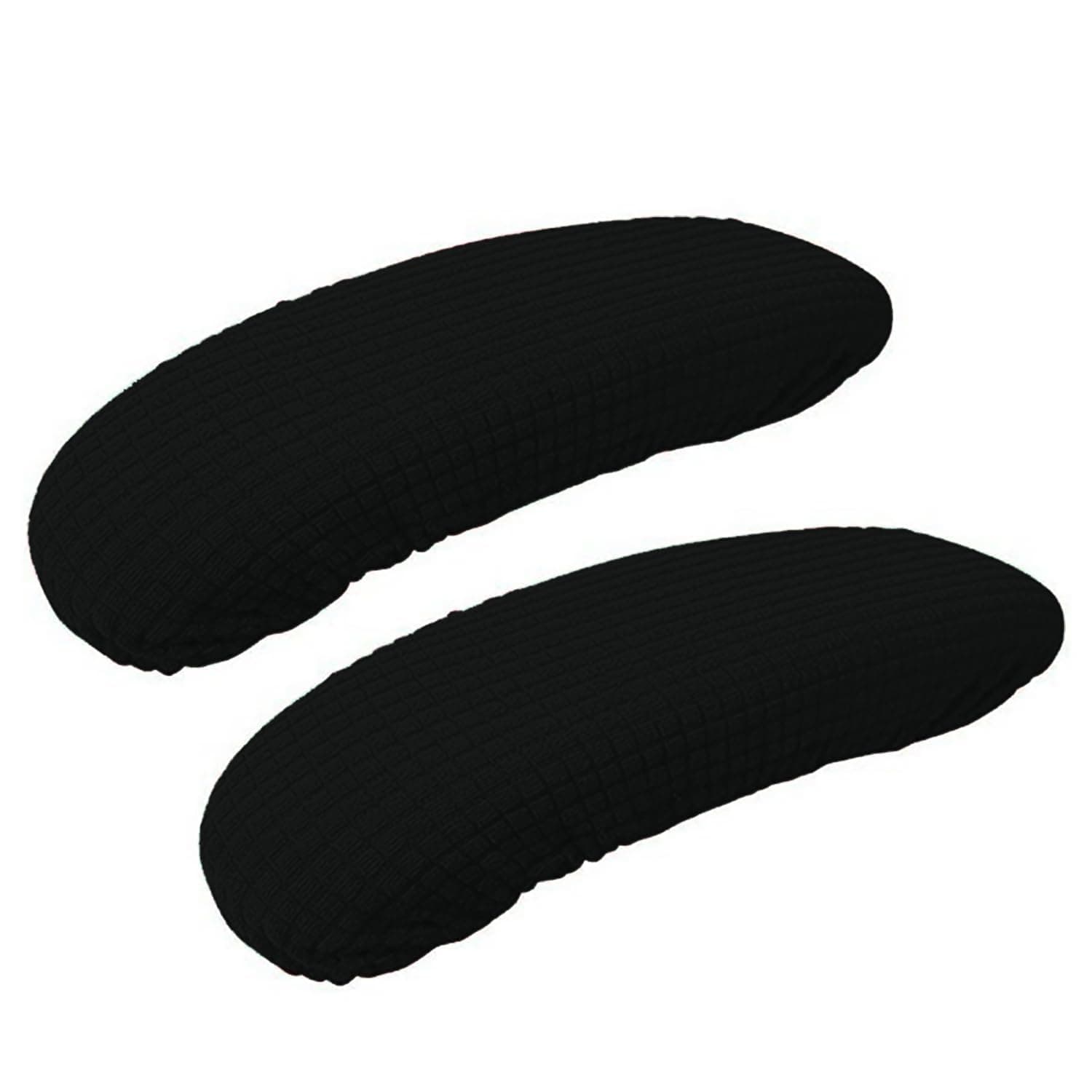Office Chair Armrest Covers,Chair Armrest Cover Universal Fit for Office Chair,Desk Chair, Gaming Chair (Black, 2Pcs/Set (10-13) x (2-4) x 1.9 inches)