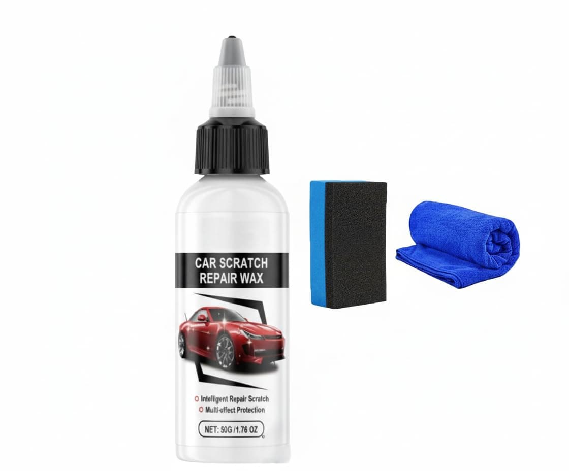 Shiny Car Paint Restorer Kit, 2025 Advanced Scratch Remover for Vehicles, Ultimate Paint Repair Solution, Deep Scratch Artifact Eliminator, Wax-Based Scratch Repair, 1PCS