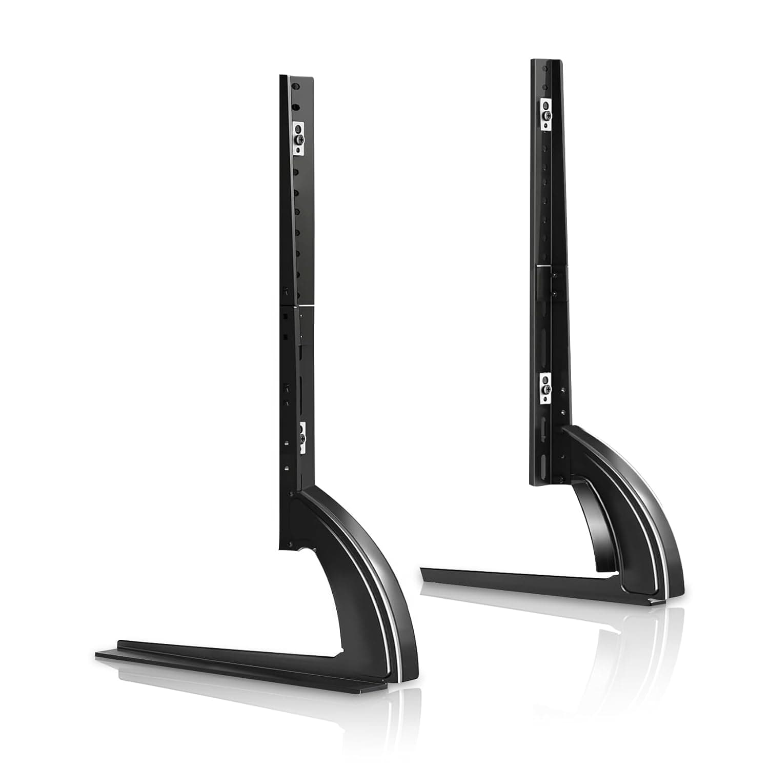 بنتيفار قاعدة وحامل تلفزيون عالمي لاجهزة التلفزيون مقاس 37 بوصة - 75 بوصة - ارتفاع قابل للتعديل، يدعم حتى 45 كجم، بحد اقصى فيسا 600 × 400 ملم، جديد