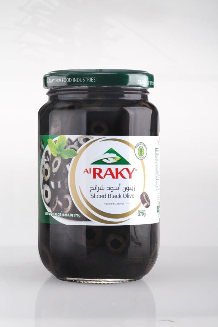 Al Raky Sliced Black Olive 370 g