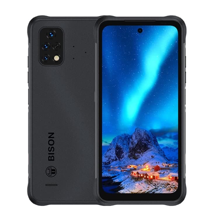 UMIDIGI BISON 2 Rugged Phone, 48MP Camera, 6GB+128GB, Waterproof Dustproof Shockproof, AI Triple Back Cameras, 6150mAh Battery, 6.5 inches Android 12 NFC, 4G, (Black)