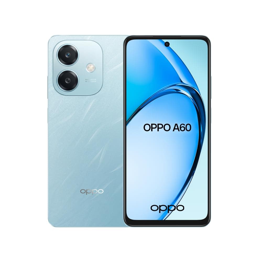 Oppo A60 Dual-SIM 128GB ROM + 4GB RAM (GSM Only | No CDMA) Factory Unlocked 5G Smartphone (Ocean Blue) - International Version