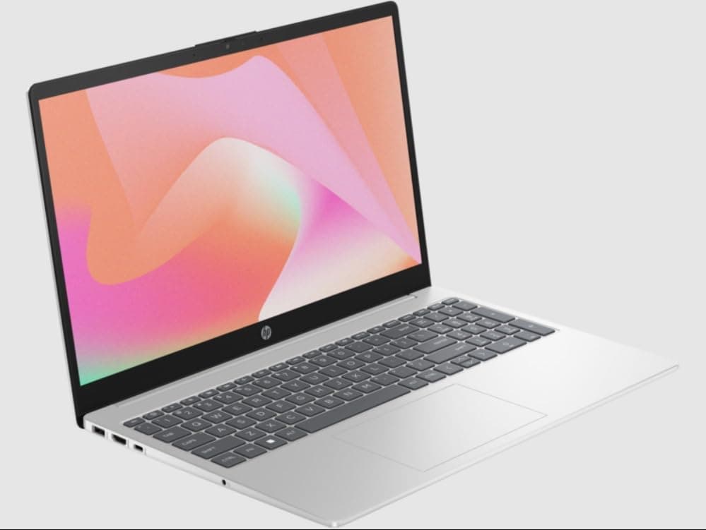HP Laptop 15-fd0018nx, 15.6" FHD, Intel Core i7-1355U (13th Gen), Intel Iris Xe Graphics, 16GB RAM, 512GB SSD,2 Year Warranty, DOS version (Windows 11 PRO installed), Natural silver