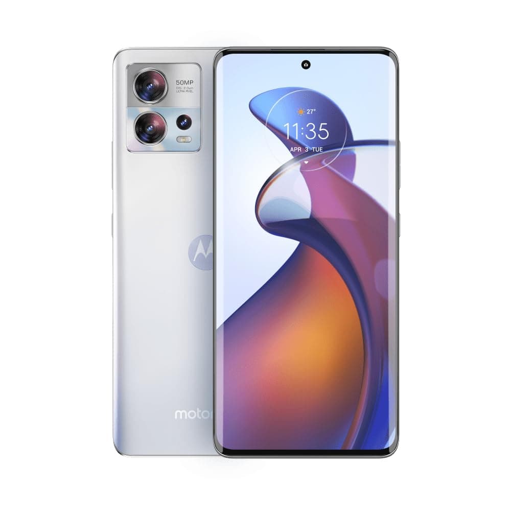Motorola Edge 30 Fusion Dual-Sim 128GB ROM + 8GB RAM (GSM only | No CDMA) Factory Unlocked 5G SmartPhone (Aurora White) - International Version