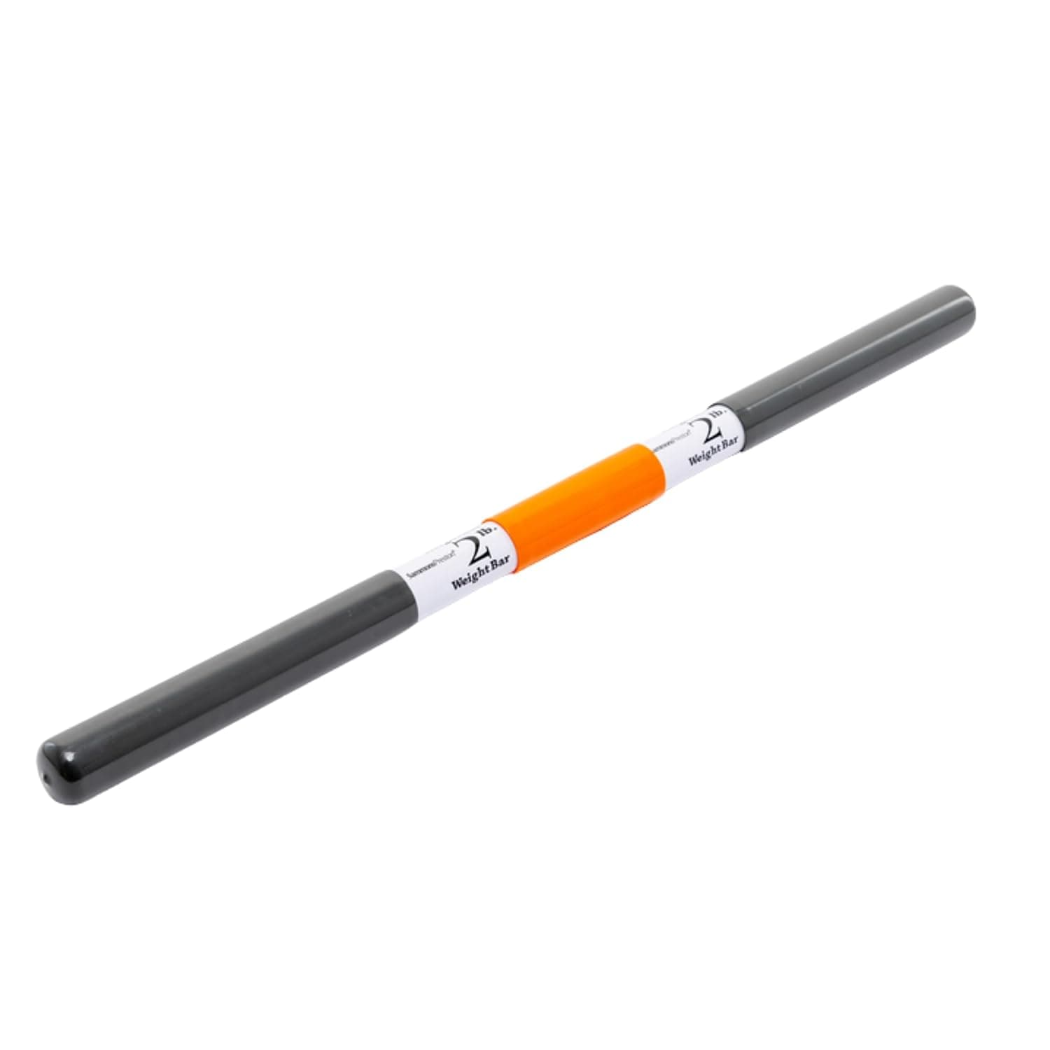 Sammons Preston Rehab Weight Bars, Therapy Rehabilitation and Exercise Equipment for Men, Women, Elderly, Color Coded Medical Recovery Aid for Patient Home and Clinical Use, 2 Pounds, Orange