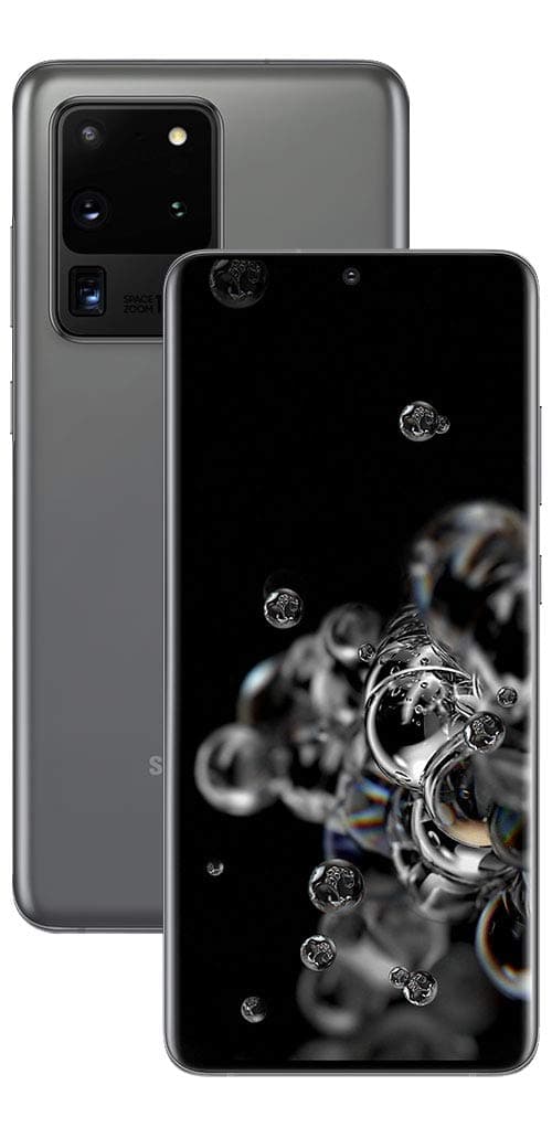Samsung Galaxy S20 Ultra 5G SM-G9880 512GB 16GB RAM Factory Unlocked | (GSM Only | NO CDMA - not compatible with Verizon/Sprint) International Version - Cosmic Black