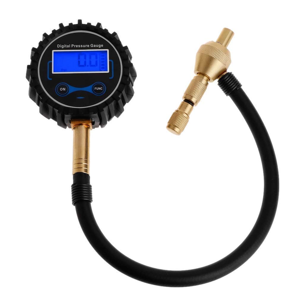 JiemingFasu Pressure Gauge, Digital Rapid Tyre Air Deflator 4WD 4X4 Off-Road Vehicle Car for Test (Black)
