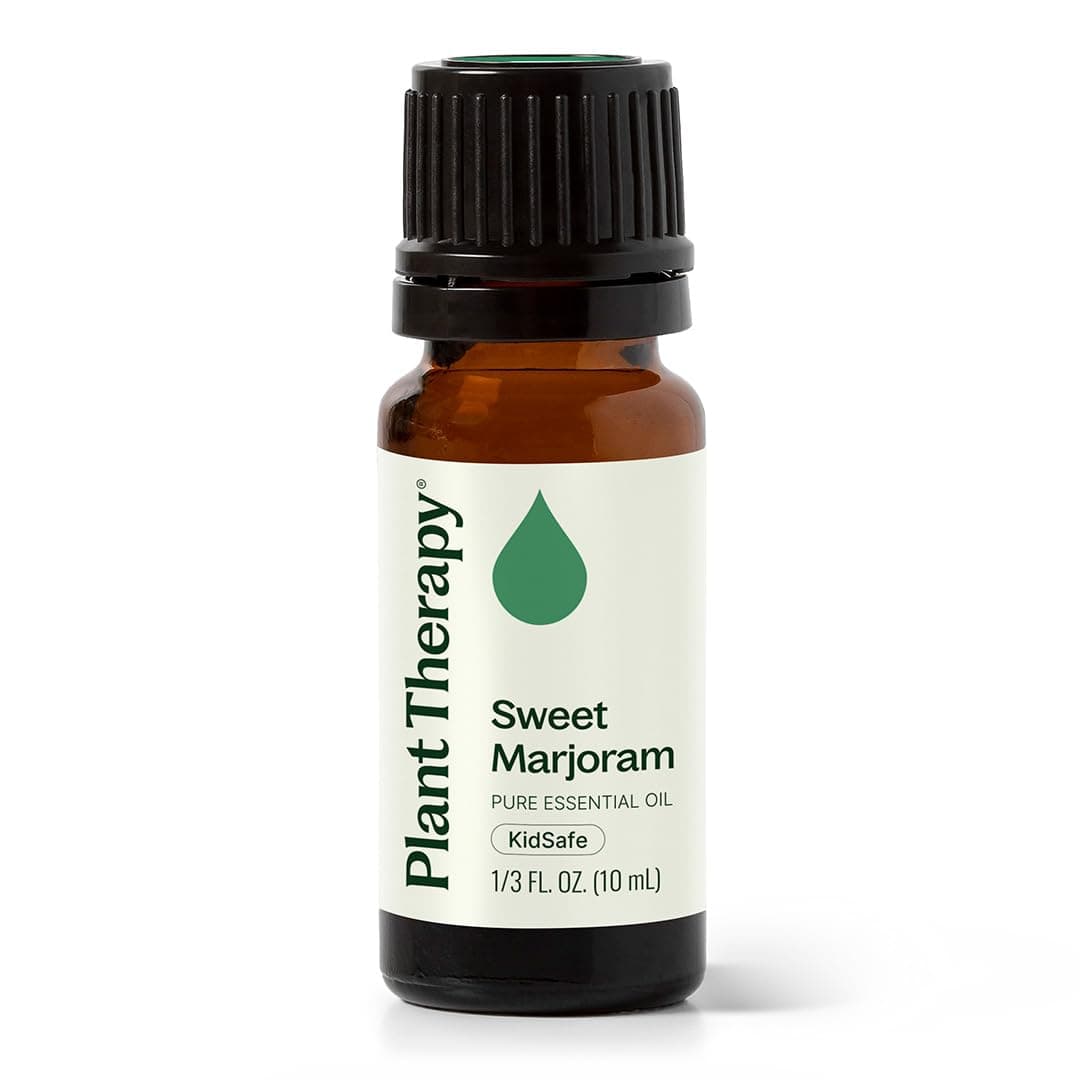 Plant Therapy Marjoram sweet essential Oil 100% Pure, Undiluted, Natural Aromatherapy, Therapeutic Grade 10 Ml (1/3 Oz)