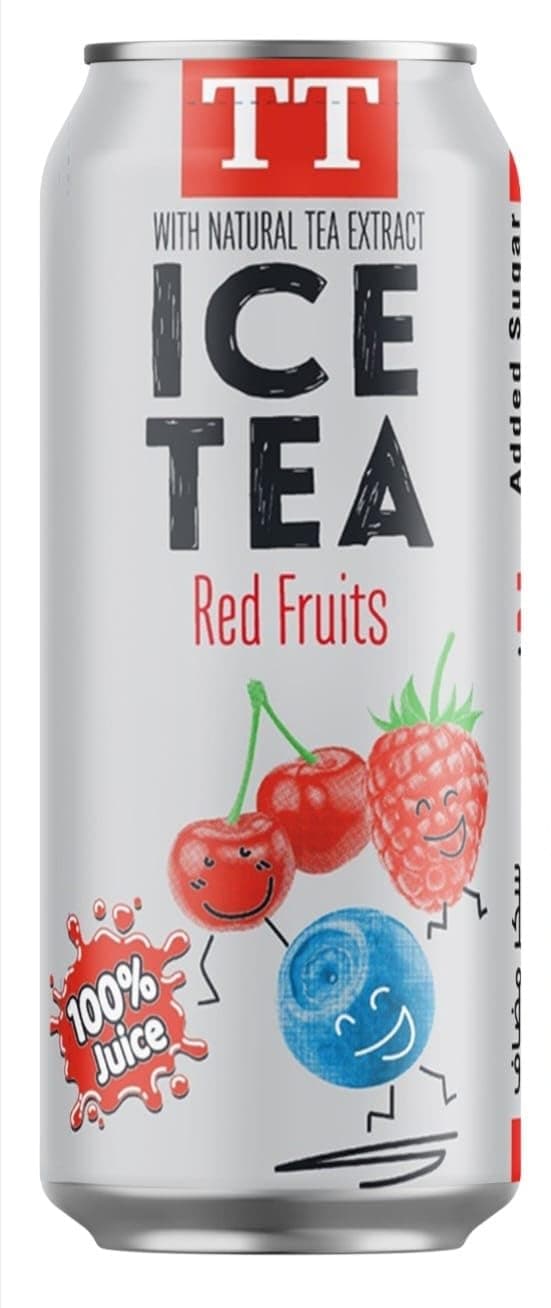 Tt No Add Sugar Ice Tea With Red Fruit Flavor 330 ml