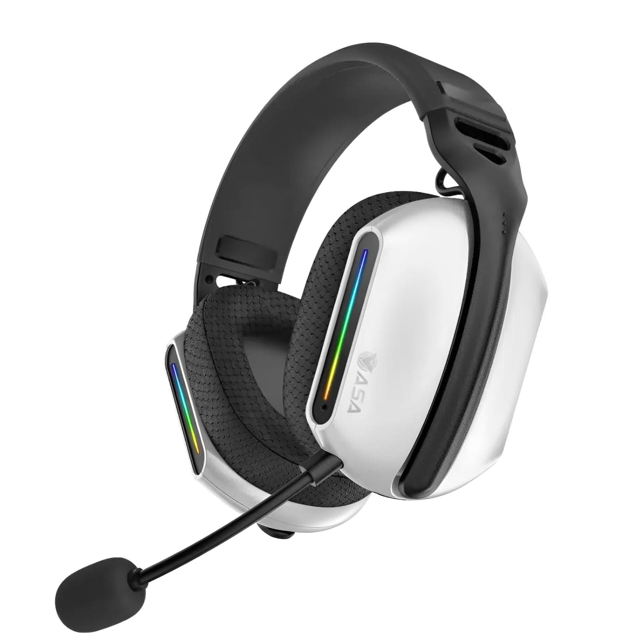 ASA A90 Wireless Bluetooth Wired Headset for Xbox, PC, Playstation, PC, Switch, Mobile (Black & White)