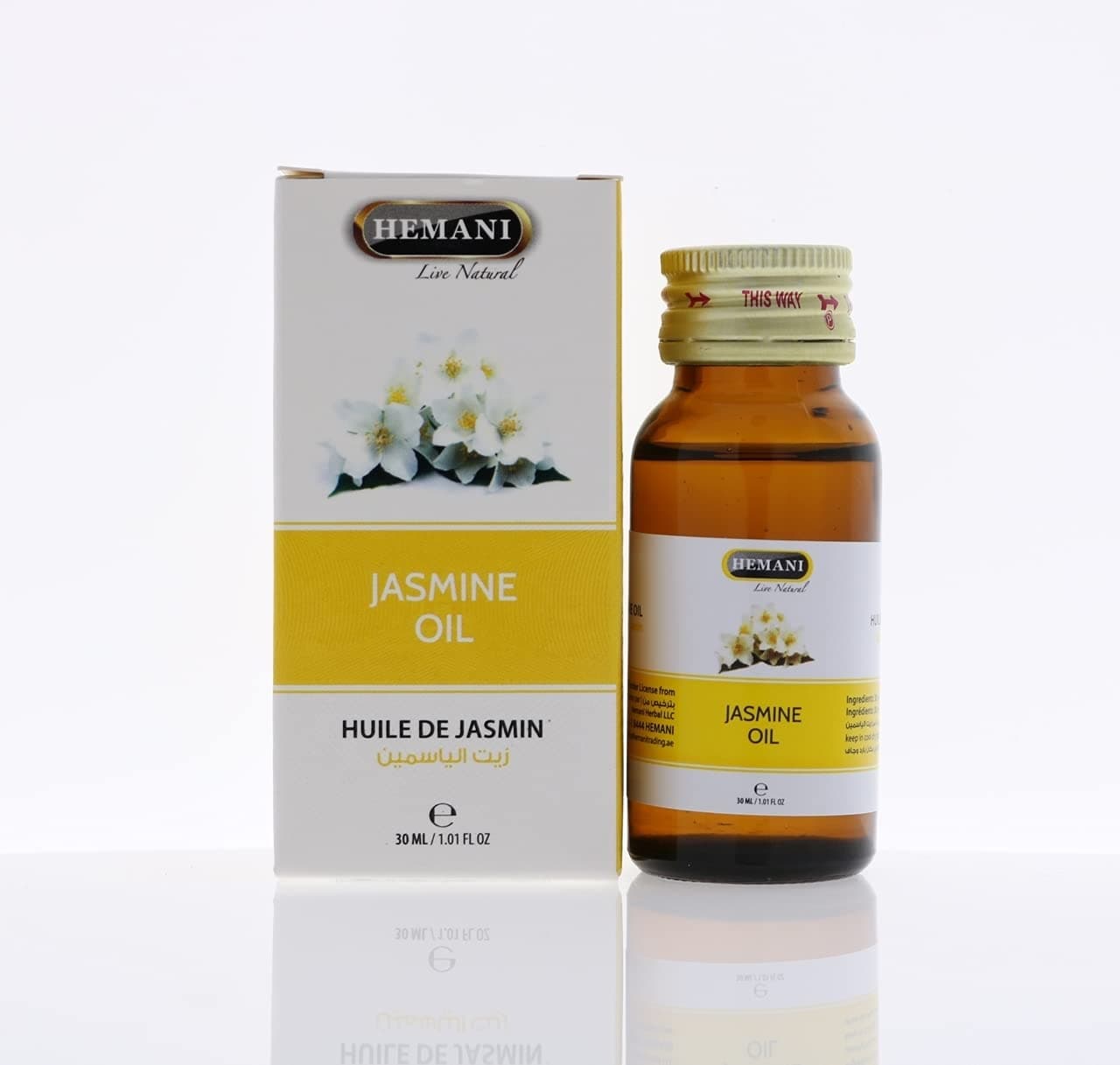 Jasmine Oil - 100% Natural Herbal Cold Pressed Essential Oil