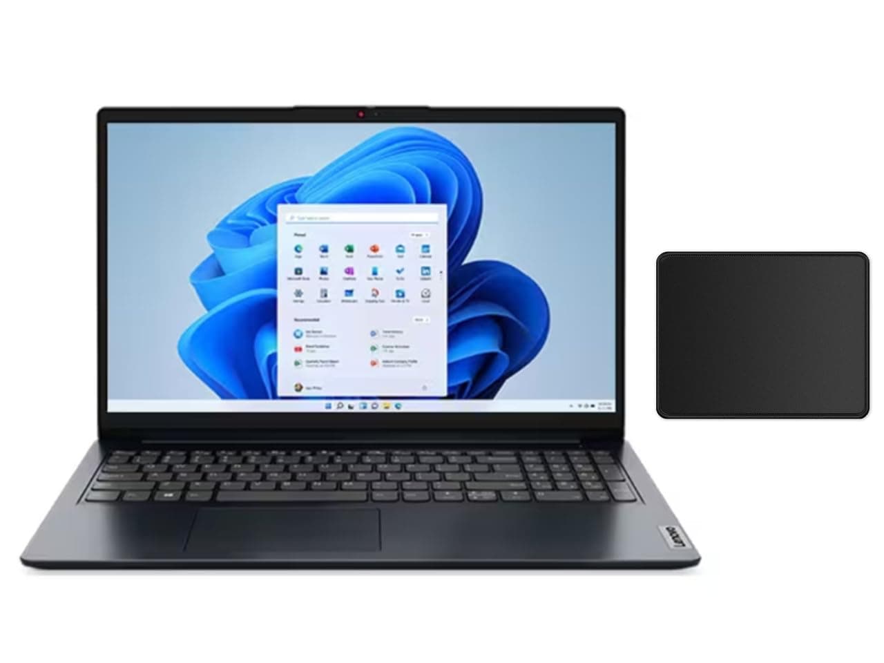 Lenovo Ideapad 1i 15.6" Full HD Touchscreen Laptop |Intel Core i5-1334U|Intel Iris Xe Graphics|WiFi|Blue|Copilot| 16GB RAM | 512GB SSD |Windows 11 Home |Bundle with Mouse Pad