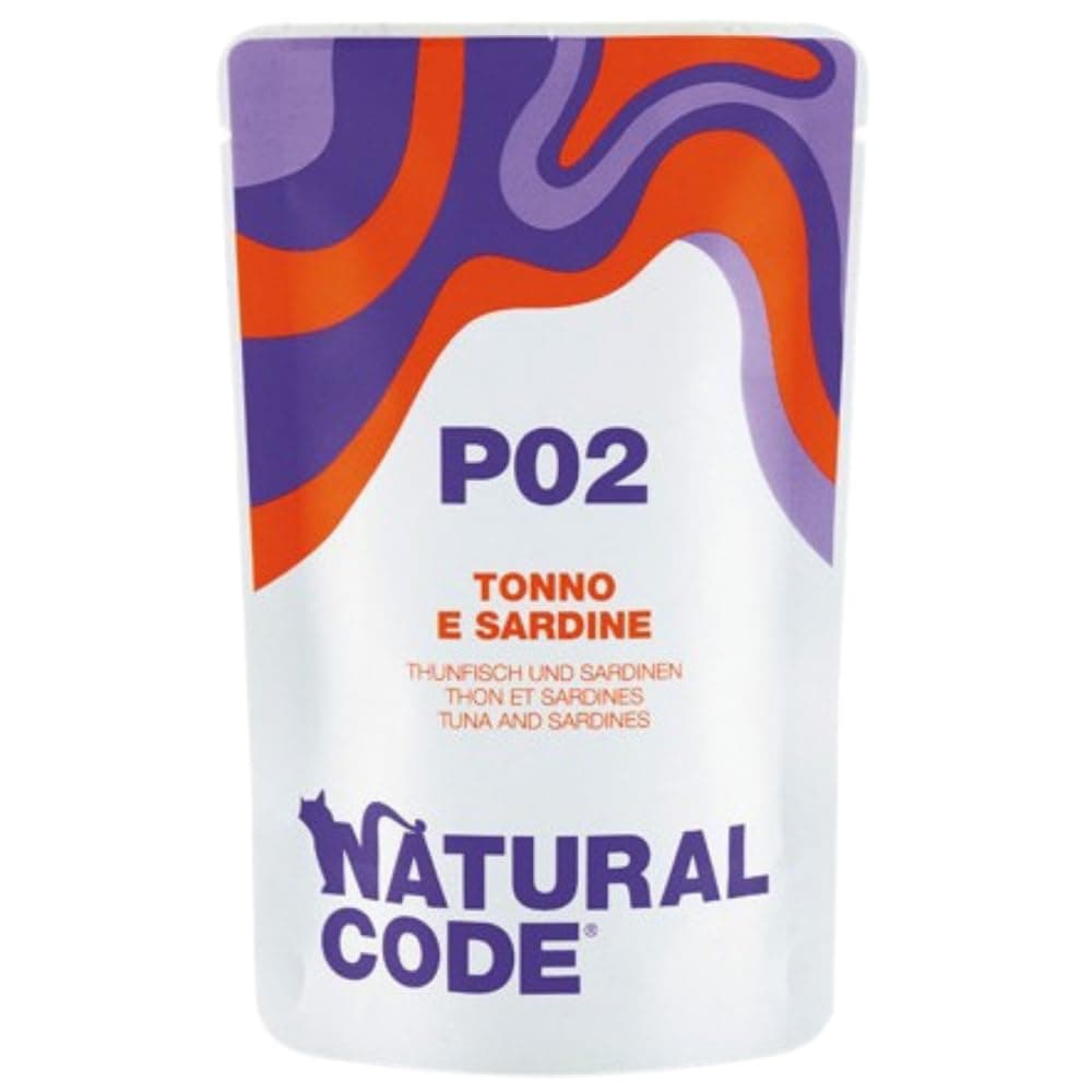 Natural Code Cat Wet Food Pouch Tuna & Sardines Adult 70g