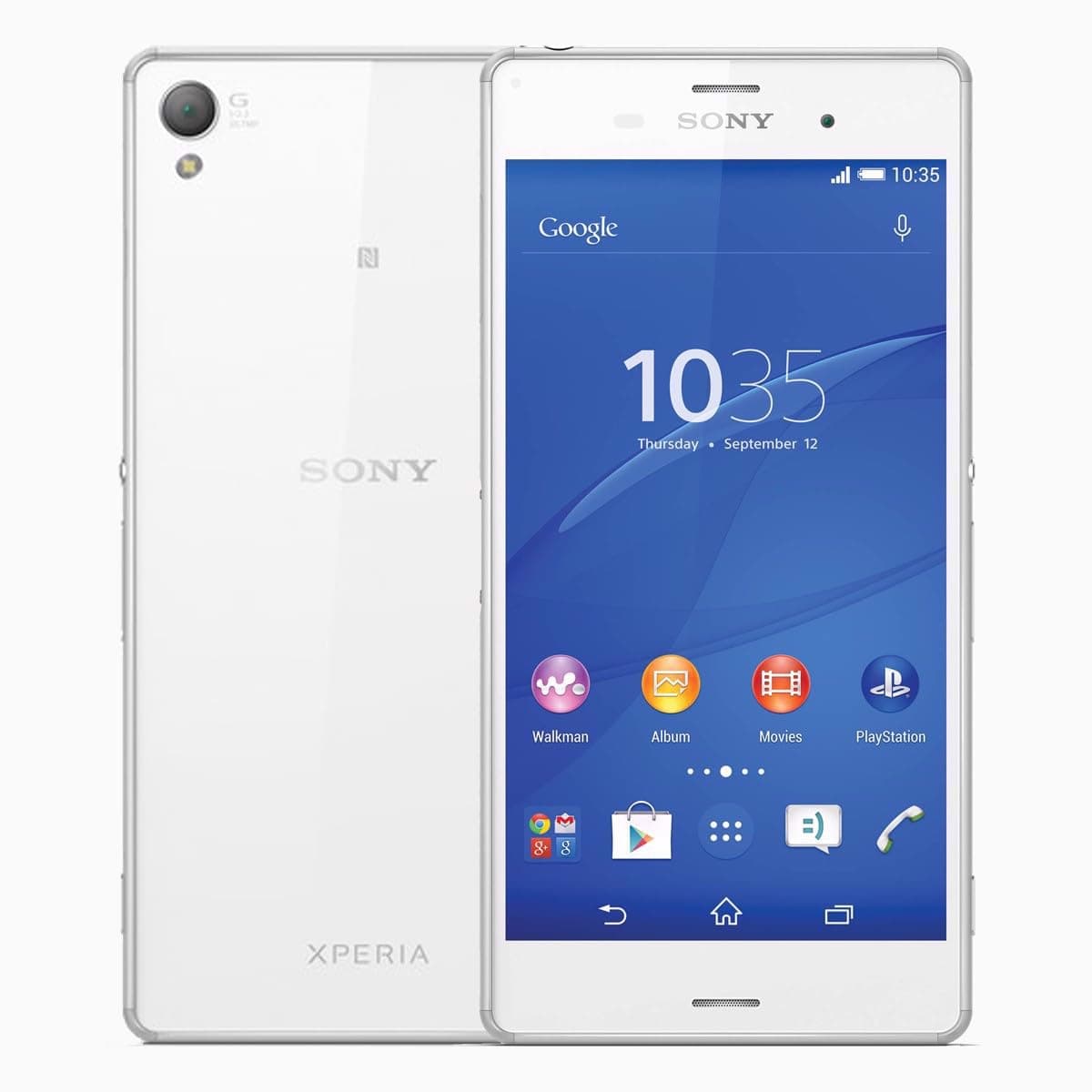 Sony Xperia Z3 Single-Sim 16GB ROM + 3GB RAM (GSM Only | No CDMA) Factory Unlocked 4G/LTE Smartphone (White) - International Version