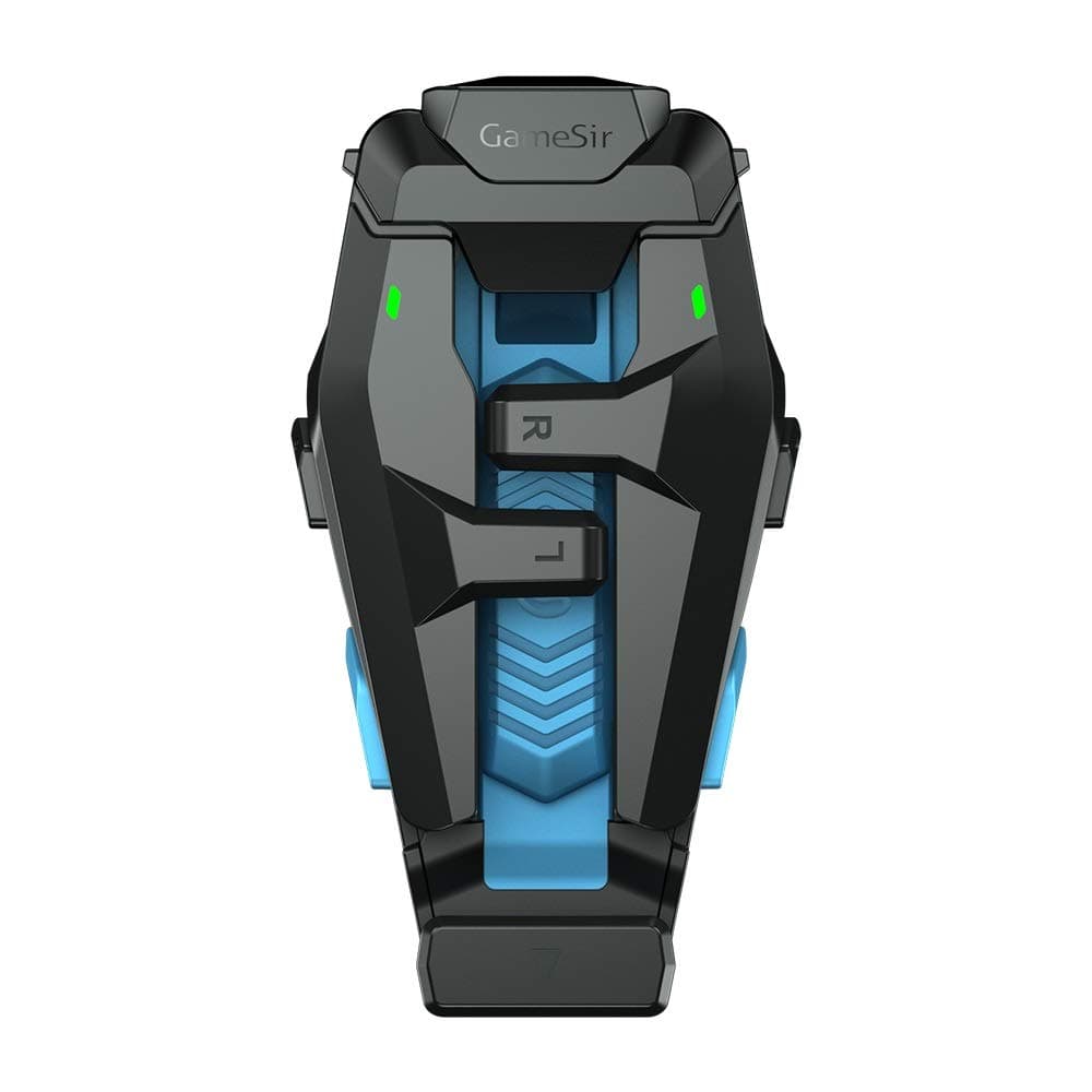 جهاز تحكم جيمنج اف 4 فالكون للايفون اي او اس وAndroid بميزة التوصيل والتشغيل بدون الحاجة الى اتصال بلوتوث تطبيقات للعبة كول اوف ديوتي وبابجي من جيم سير هاتف ذكي أسود