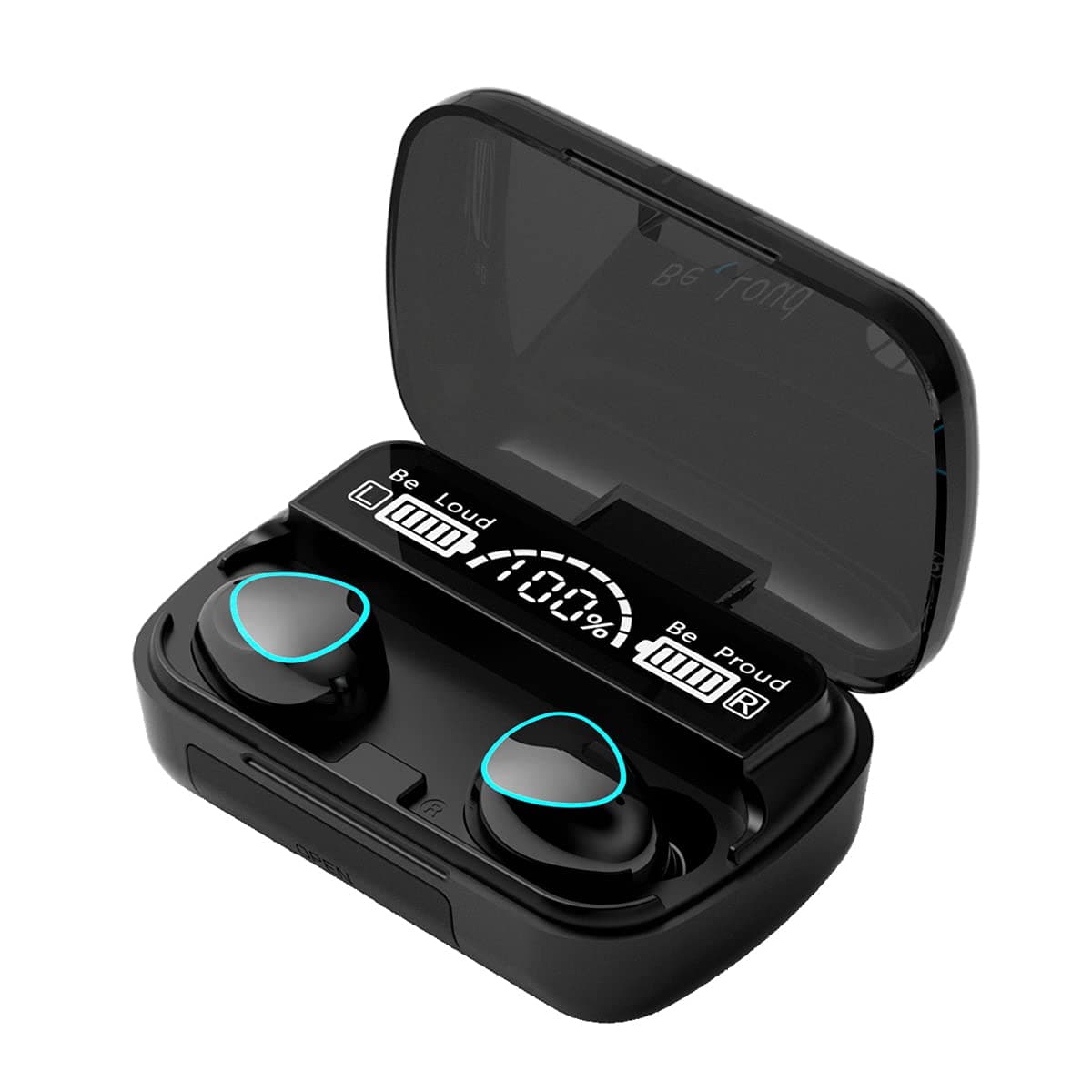 Wireless Earbuds Bluetooth Headphones in-Ear Hi-Fi Stereo IPX7 Waterproof Earbuds, Monaural/Binaural Calls, Single/Twin Modes, USB-C, 20 Hours Playtime