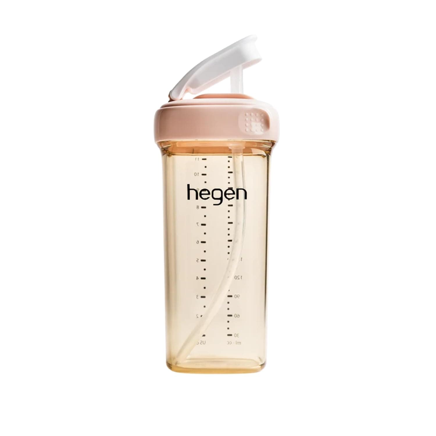Hegen PCTO™ 330ml/11oz Straw Cup PPSU Pink, 9 Months +