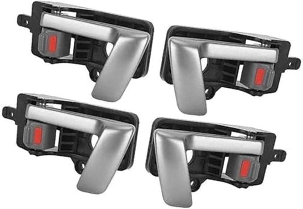 4PCS Front Rear Left Right Side Inner Door Handles Fit for Hyundai Santa Fe 2007 2008-2012 Interior Accessories, Replace# 82620-2B010 82610-2B010