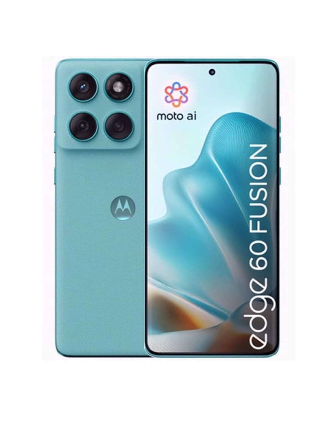 Motorola Edge 60 Fusion DUAL-SIM 256GB ROM + 12GB RAM (GSM only | No CDMA) Factory Unlocked 5G SmartPhone (Pantone Amazonite) - International Version