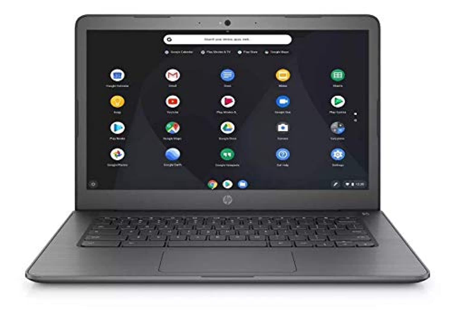 HP 14-inch Lightweight Chromebook - Intel Celeron N3350, 4GB RAM, 32GB SSD, HD Graphics, Wi-Fi, B&O Play Audio, Chrome OS