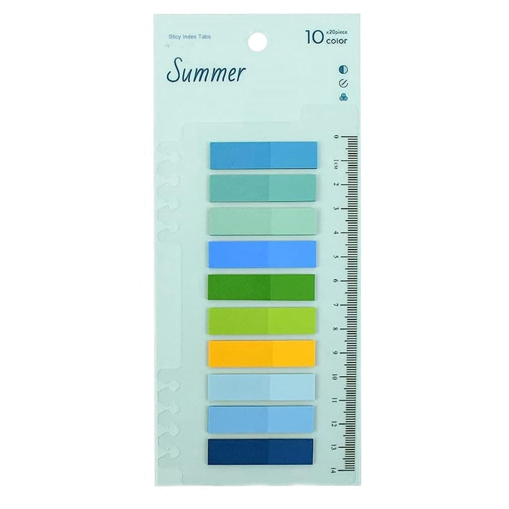 200pcs Page Markers Paper Stationery Office Supplies Stickers Index Planner Stickers Index Sticky Notes Bookmark Book Tabs