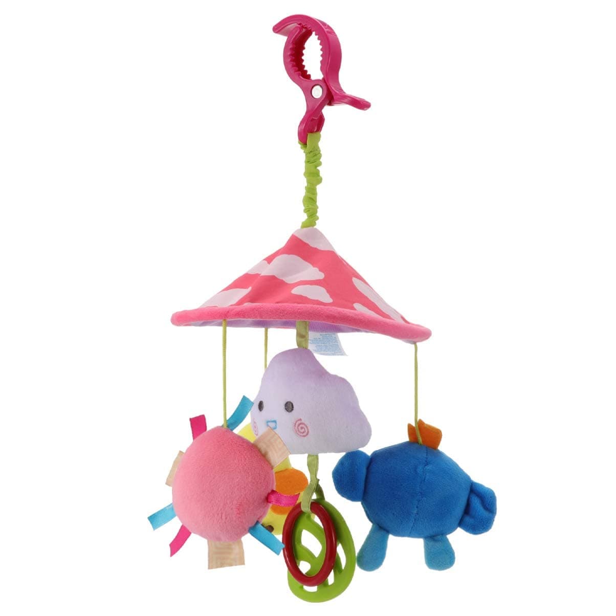 Baby Hanging Rattles Toys: Newborn Crib Toys Car Seat Stroller Toys ram Hanging Rattles Infant Colorful Animal Bells Soft Baby Sensory Rattles Toy for Babies