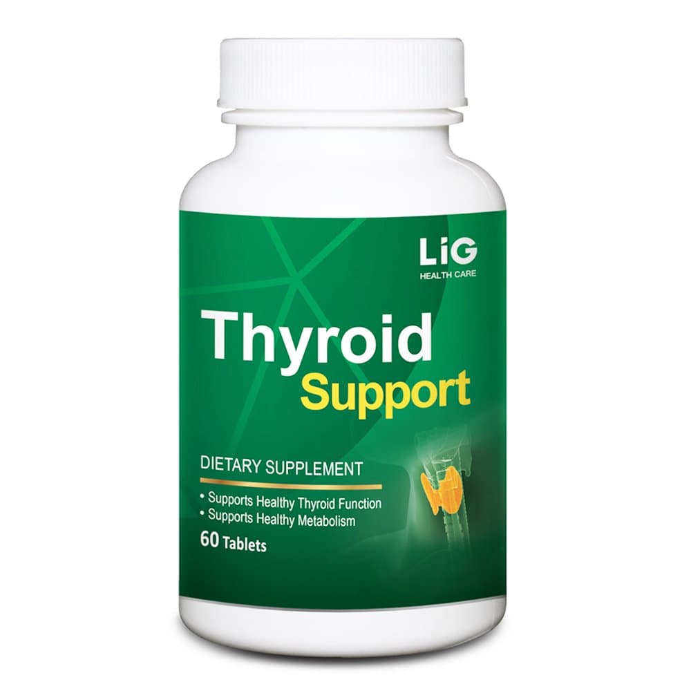 LIG Thyroid Support-Natural Supplement–for Goiter & Hashimoto's Thyroiditis-Balance Hormone Levels-Maintain Thyroid Gland Function