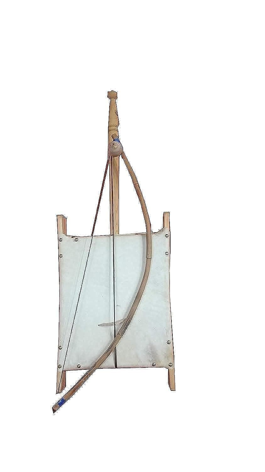 Saudi Heritage Rebab Musical Instrument, Brown, Wood, Cane, Unisex-Adults, Male