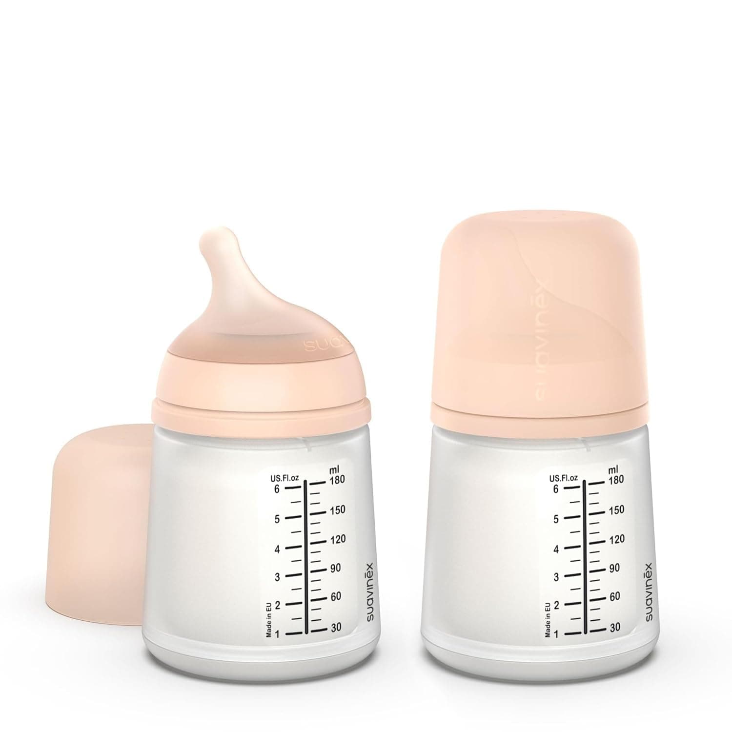 Suavinex S Breastfeeding Bottle (Zero Zero)180ml SU Fair L3 - Pack Of 2