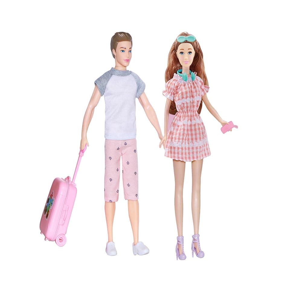 Kaibibi Traveling Friends Dolls W/Accessories