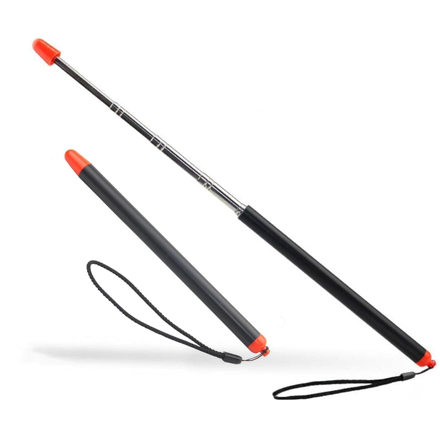 Tazweeq Telescopic Teachers Pointer Stick, Handheld Presenter ClassroomWhiteboard Pointer for Classroom, Virtual Teaching, Lectures, Conferences, Professional Office Tool (120cm)