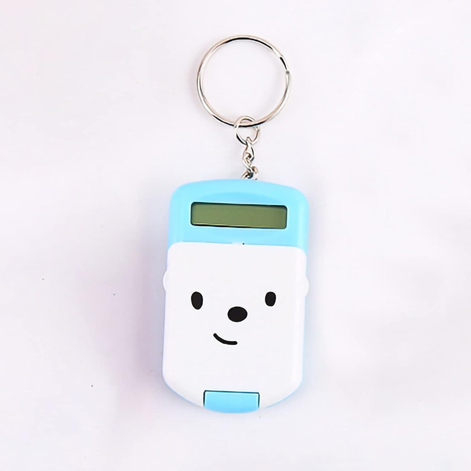Fdit Small Calculator, Mini Portable Calculator with Basic Operation Symbols, Cute Design Built in Battery for Students Daily Use, Home Office School Supplies and Pocket Sized Math (Blue)