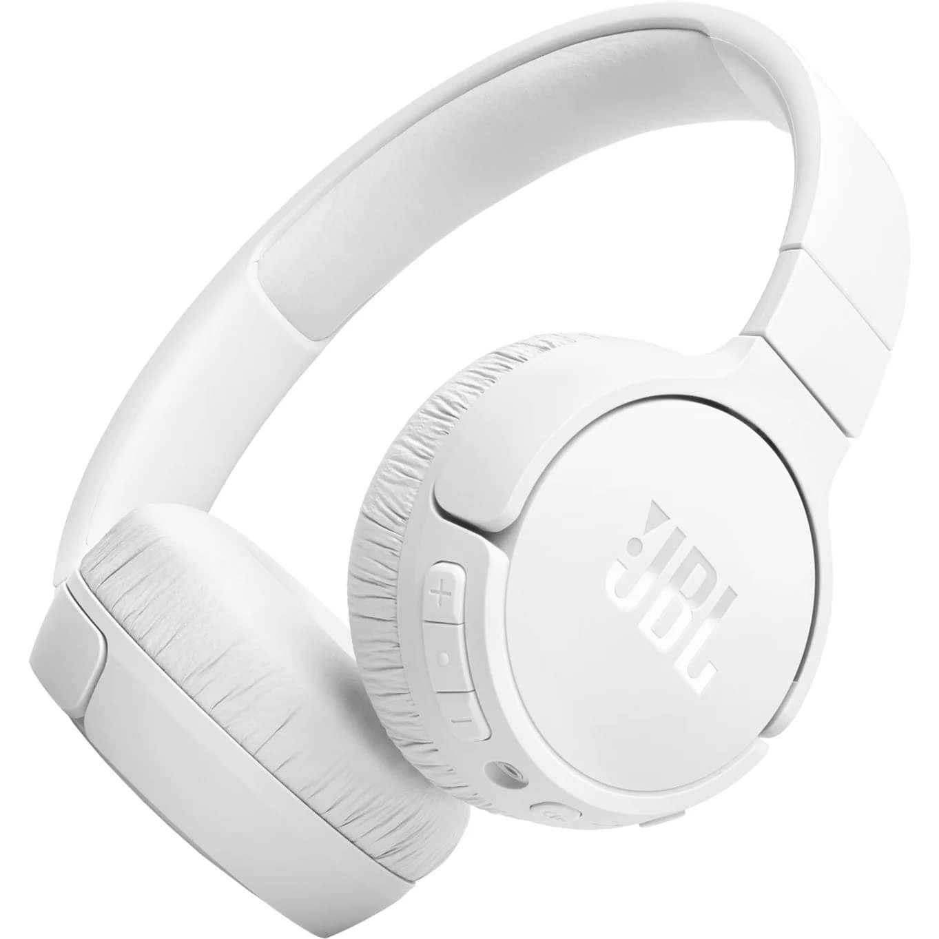 JBL Tune 670NC Adaptive Noise Cancelling Wireless On-Ear Headphones, Pure Bass, Smart Ambient, Bluetooth 5.3 + LE Audio, Hands-Free Call, 70H Battery, Multi-Point Connection - White, JBLT670NCWHT