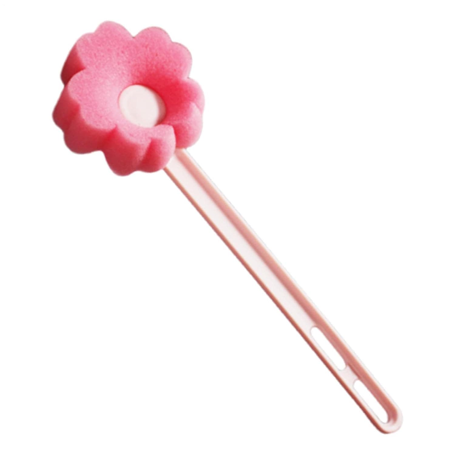 Water Bottle Cleaning Brush Long Handle Mug Cleaning Tool Flower Shape | Water Bottle Sponge Brush for Home Kitchen Apartment Office Gym Travel Cup Mug Tumbler