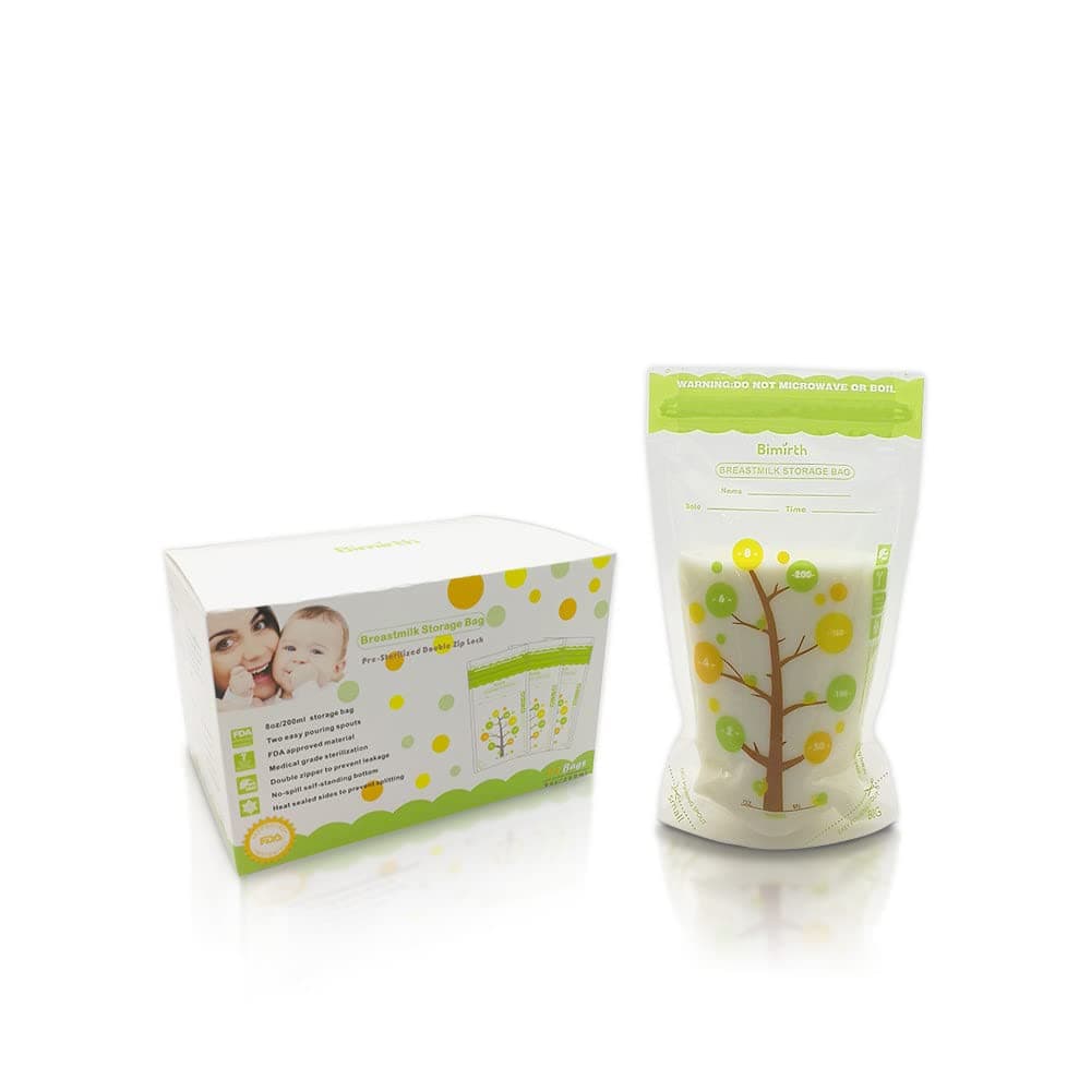 DMG Milk Storage Bag,112 PCS Breast Milk Storage, 8 Oz 250 Ml Self Standing Leak Proof Breastmilk Storage Bag,pre Sterilized, BPA Free,For Refrigeration and Freezing