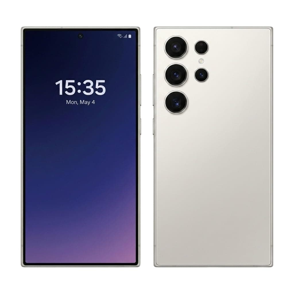 ​Samsung Galaxy ​S25 Ultra 5G ​(International Version) 512GB ​Storage​ + 12GB RAM SM-S938B ​Qualcomm Snapdragon 8 Elite Factory Unlocked​ Android 15 Smartphone (Titanium White Silver)